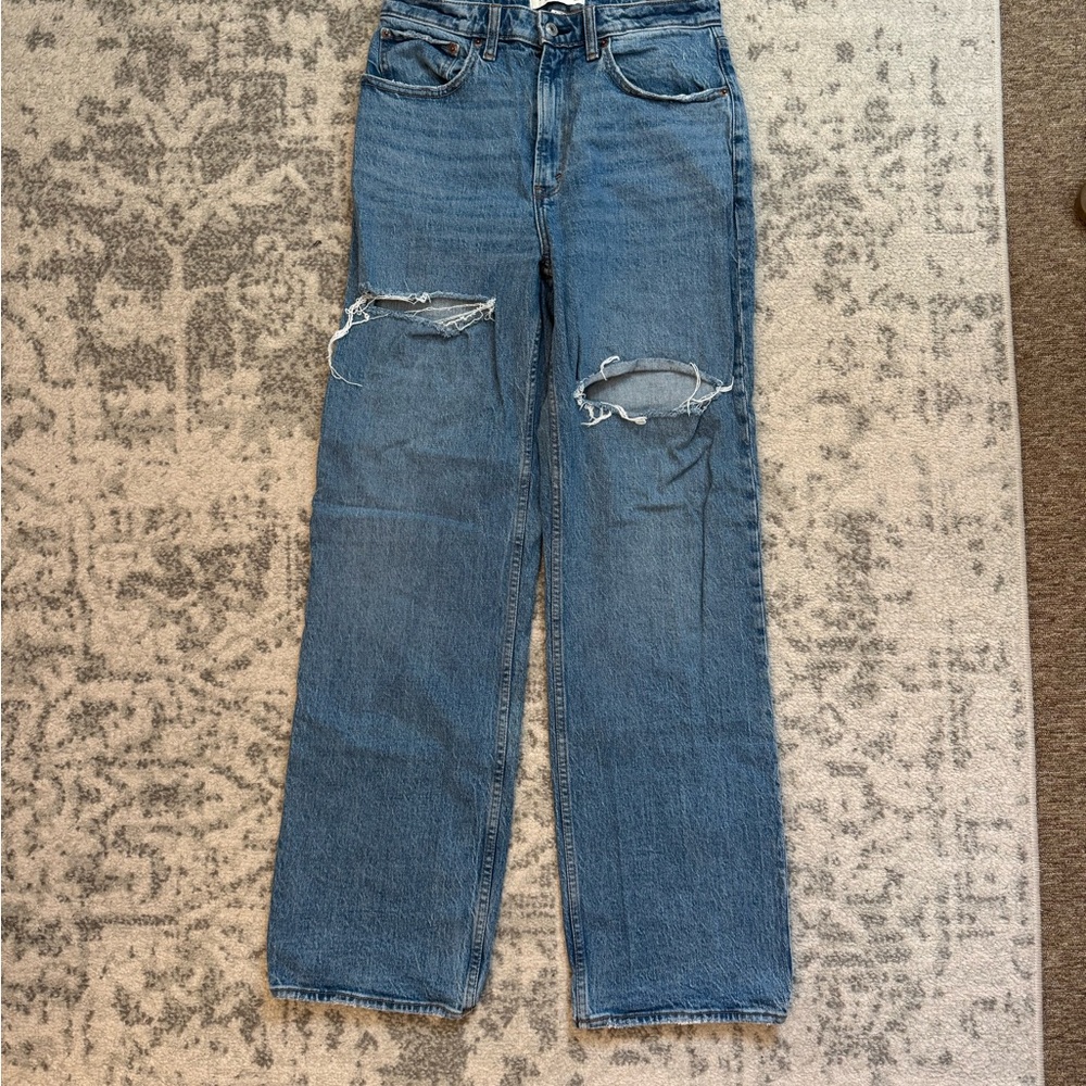 Abercrombie & Fitch 90s Relaxed High Rise Jeans 6L